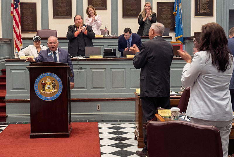 General Frank Vavala testifies for Delaware HB 1